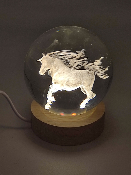Hologram ball - horse